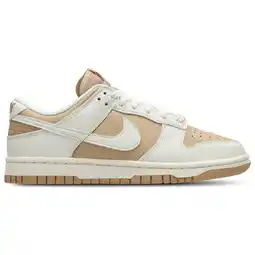 Foot Locker Nike Dunk Sneakers Dames - Beige - Maat 38.5 - Leer aanbieding