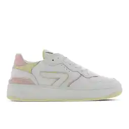 Foot Locker HUB Smash Sneakers Dames - Wit - Maat 38.5 - Leer aanbieding