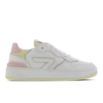 Foot Locker HUB Smash Sneakers Dames - Wit - Maat 38.5 - Leer aanbieding