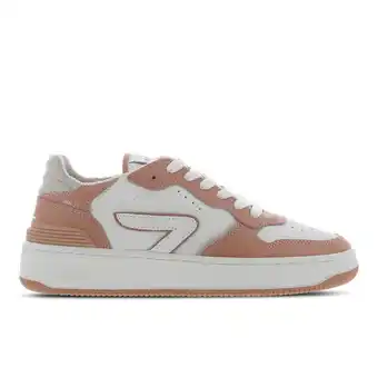 Foot Locker HUB Smash Sneakers Dames - Wit - Maat 38 - Leer aanbieding