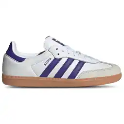 Foot Locker Adidas Samba Sneakers Dames - Wit - Maat 40 2/3 - Leer aanbieding