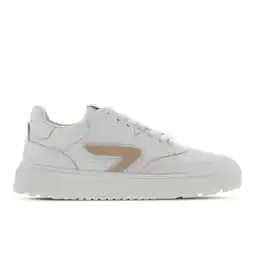 Foot Locker HUB Duke Sneakers Dames - Wit - Maat 39 - Leer aanbieding
