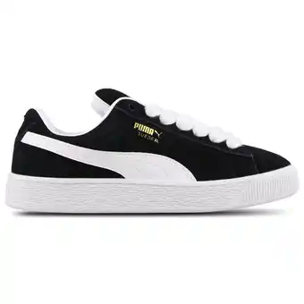 Foot Locker Puma Suede Sneakers Dames - Zwart - Maat 37 - Leer aanbieding