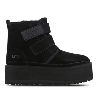 Foot Locker UGG Neumel Sneakers Dames - Zwart - Maat 40 - Leer aanbieding