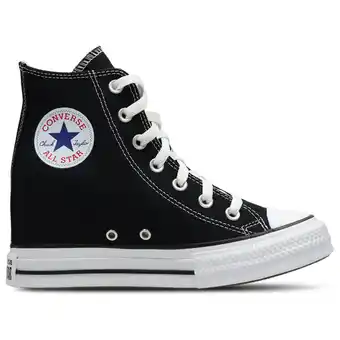 Foot Locker Converse Ctas Wedge Sneakers Dames - Zwart - Maat 35 - Canvas aanbieding