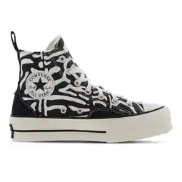 Foot Locker Converse Ctas Lift Platform High Sneakers Dames - Zwart - Maat 35 - Textil, Synthetisch aanbieding
