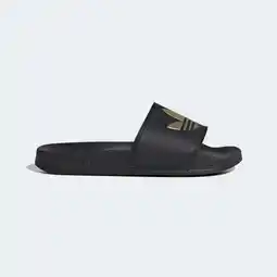 Foot Locker Adidas adilette Sneakers Dames - Zwart - Maat 38 2/3 - Plastic aanbieding
