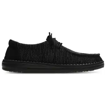 Foot Locker HEYDUDE Wendy Stretch Sox Sneakers Dames - Zwart - Maat 37 - Canvas aanbieding