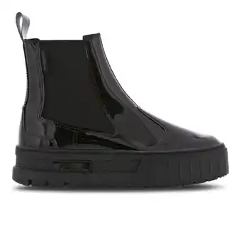 Foot Locker Puma Mayze Sneakers Dames - Zwart - Maat 37 - Leer aanbieding