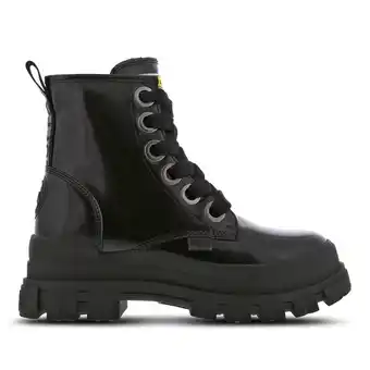 Foot Locker Buffalo Aspha Lace Up Hi Sneakers Dames - Zwart - Maat 40 - PU aanbieding