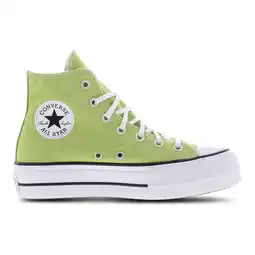 Foot Locker Converse Ctas Lift Platform High Sneakers Dames - Groen - Maat 36 - Textil, Synthetisch aanbieding