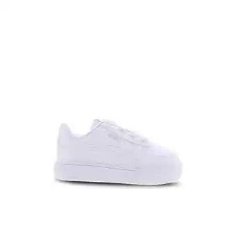 Foot Locker Puma Caven Babyschoenen - Wit - Maat 24 - Leer aanbieding