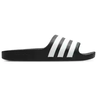 Foot Locker Adidas adilette Kindersneakers - Zwart - Maat 36 - Plastic aanbieding