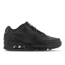 Foot Locker Nike Air Max 90 Kindersneakers - Zwart - Maat 37.5 - Leer, Leer, Synthetisch aanbieding