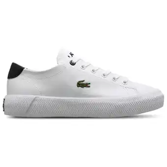 Foot Locker Lacoste Gripshot Kindersneakers - Wit - Maat 35.5 - Leer aanbieding