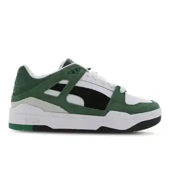 Foot Locker Puma Slipstream Kindersneakers - Wit - Maat 36 - Leer aanbieding