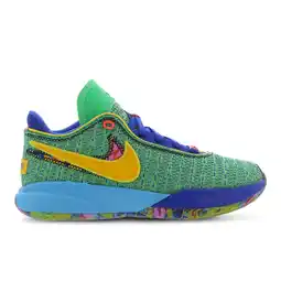 Foot Locker Nike LeBron Kindersneakers - Groen - Maat 39 - Leer aanbieding