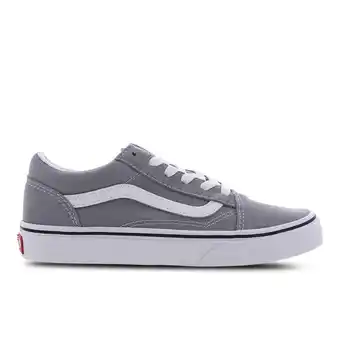 Foot Locker Vans Old Skool Kindersneakers - Grijs - Maat 36.5 - Leer aanbieding