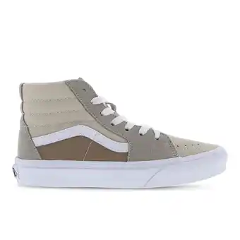 Foot Locker Vans SK8-Hi Kindersneakers - Beige - Maat 35 - Textil, Leer aanbieding