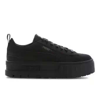 Foot Locker Puma Mayze Kindersneakers - Zwart - Maat 36 - Leer aanbieding
