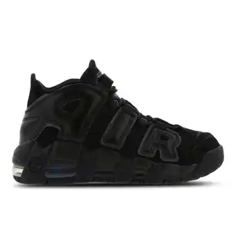 Foot Locker Nike Uptempo Kindersneakers - Zwart - Maat 36.5 - Leer, Textil aanbieding