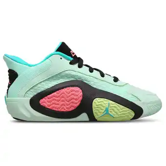 Foot Locker Jordan Tatum Kindersneakers - Groen - Maat 37.5 - Leer aanbieding