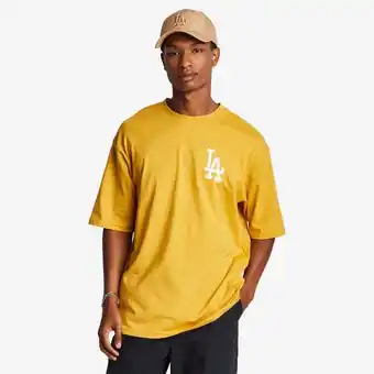 Foot Locker New Era Mlb Los Angeles Dodgers T-shirts Heren - Geel - Maat S - Katoen Jersey aanbieding