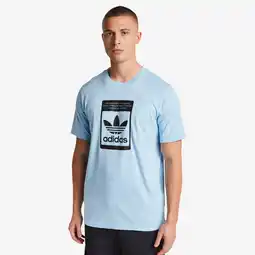 Foot Locker Adidas Graphics T-shirts Heren - Blauw - Maat XS aanbieding