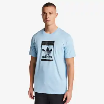 Foot Locker Adidas Graphics T-shirts Heren - Blauw - Maat XS aanbieding