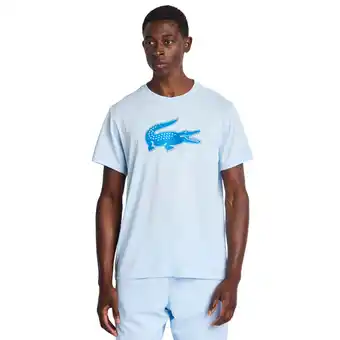 Foot Locker Lacoste Big Croc Logo T-shirts Heren - Blauw - Maat XS aanbieding