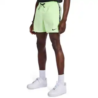 Foot Locker Nike Swim Logo Tape 5 Badmode Heren - Volt - Maat XS - Poly Mesh aanbieding