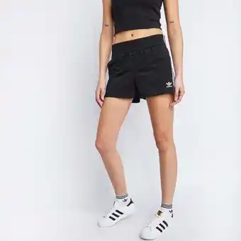 Foot Locker Adidas Adicolor Classics 3-stripes Korte Broeken Dames - Zwart - Maat 42/XL aanbieding