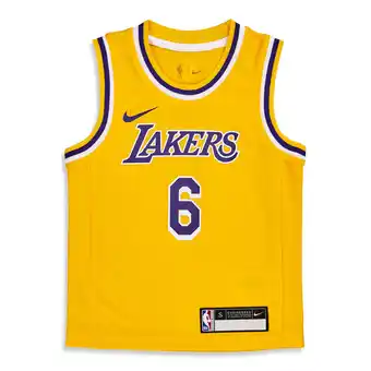 Foot Locker Nike NBA Truien/Replica's Peuter - Geel - Maat 116 - 122 CM aanbieding