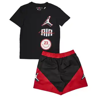 Foot Locker Jordan Stacked Trainingspakken Baby - Zwart - Maat 86 - 92 CM - Katoen Jersey aanbieding