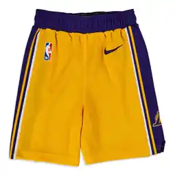 Foot Locker Nike NBA Korte Broeken Peuter - Geel - Maat 98 - 104 CM - Poly Mesh aanbieding