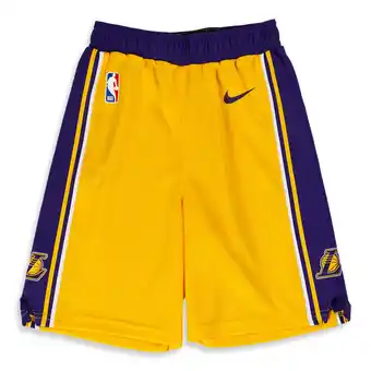Foot Locker Nike NBA Korte Broeken Peuter - Geel - Maat 110 - 116 CM - Poly Mesh aanbieding