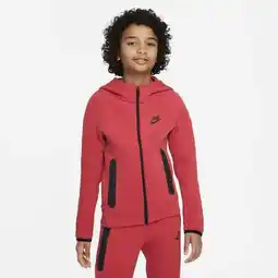 Foot Locker Nike Tech Fleece Hoodies Kinder - Rood - Maat 128 - 137 CM aanbieding
