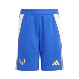 Foot Locker Adidas Messi Korte Broeken Kinder - Blauw - Maat 123 - 129 CM aanbieding