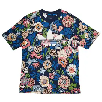 Foot Locker Adidas Originals X Liberty London T-shirts Kinder - Blauw - Maat 123 - 129 CM aanbieding
