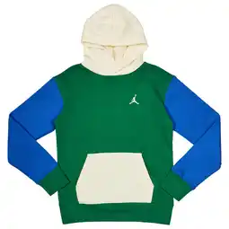 Foot Locker Jordan Brooklyn Color Block Hoodies Kinder - Groen - Maat 128 - 137 CM - Katoen Fleece aanbieding