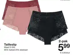 Zeeman Tailleslip aanbieding