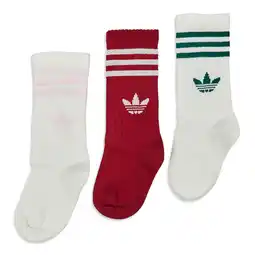 Foot Locker Adidas Kids Mid Ankle 3 Pack Sokken Unisex - Paars - Maat 1 - 2 YEARS aanbieding
