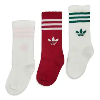 Foot Locker Adidas Kids Mid Ankle 3 Pack Sokken Unisex - Paars - Maat 1 - 2 YEARS aanbieding