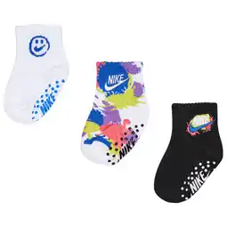 Foot Locker Nike Kids Ankle No Slip 3 Pack Sokken Unisex - Wit - Maat 34 - 38 aanbieding
