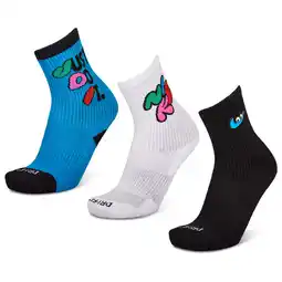 Foot Locker Nike Crew 3 Pack Sokken Unisex - Zwart - Maat 34 - 38 - Katoen aanbieding