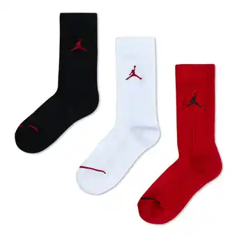 Foot Locker Jordan Kids Crew Sokken Unisex - Rood - Maat 34 - 38 - Katoen aanbieding