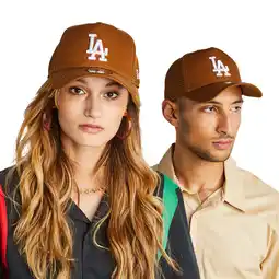 Foot Locker New Era A-frame Mlb La Dodgers Trucker Unisex - Bruin - Maat One Size - Poly (Polyester) aanbieding