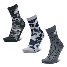 Foot Locker Nike Everyday Cushioned Crew Socks Sokken Unisex - Grijs - Maat 38 - 42 aanbieding