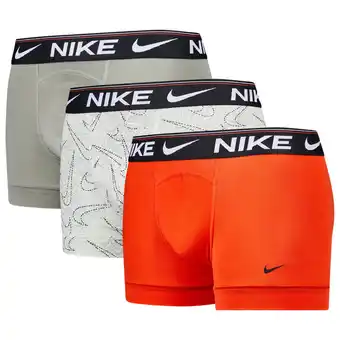 Foot Locker Nike Trunk 3 Pack Ondergoed Unisex - Rood - Maat S aanbieding