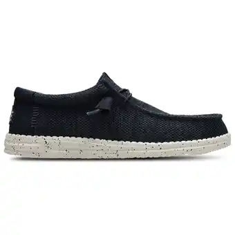 Foot Locker HEYDUDE Wally Stretch Sox Sneakers Heren - Blauw - Maat 41 - Canvas aanbieding